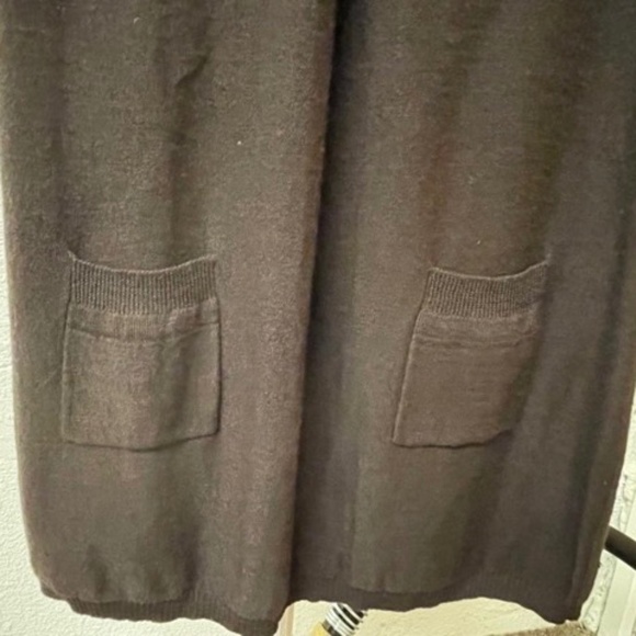 NWOT IKKS French Turtleneck Knit wool tunic in Brown in Size M - Picture 7 of 9